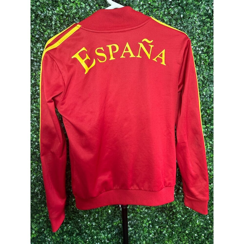 ADIDAS 2011 Spain track jacket, small, red and gold, rare, lightweight - Picture 4 of 6